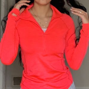 Hot pink under armor zip up
